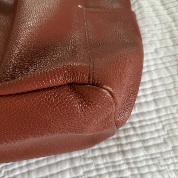 Genuine Leather Brown Tote - Picture 7 of 15